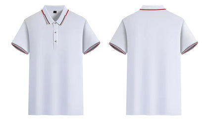 Oversized 5XL 6XL Men's Casual Polo Shirts Short Sleeve Sports 200g Golf T-Shirts