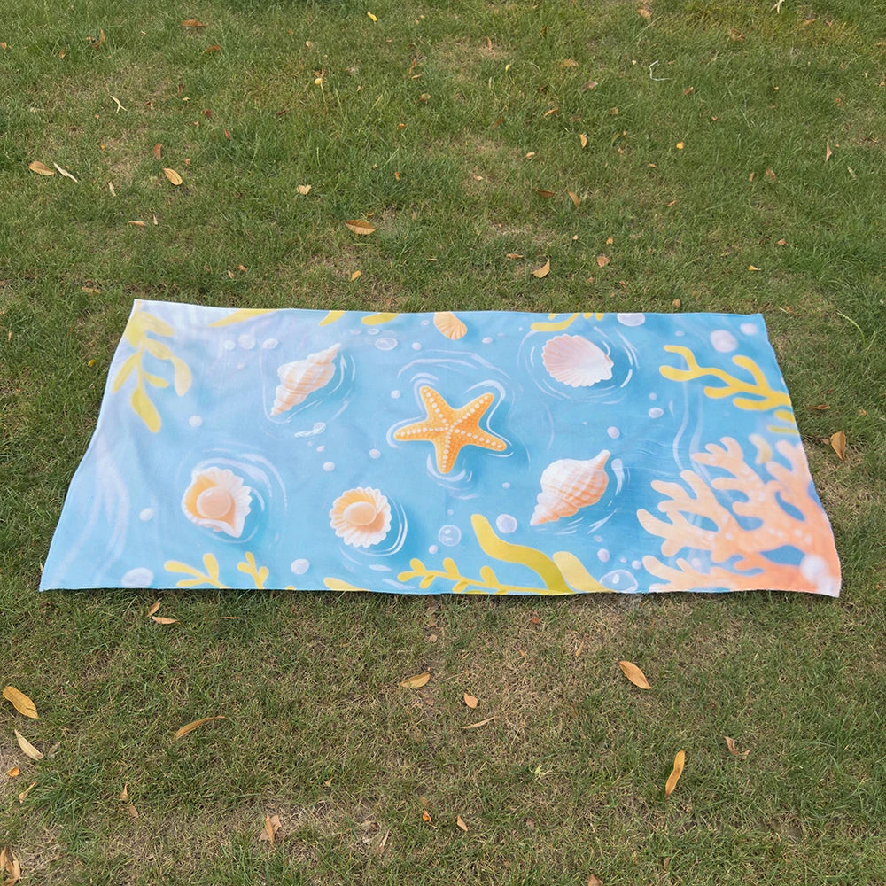 Quick-Dry Printed Beach Towels