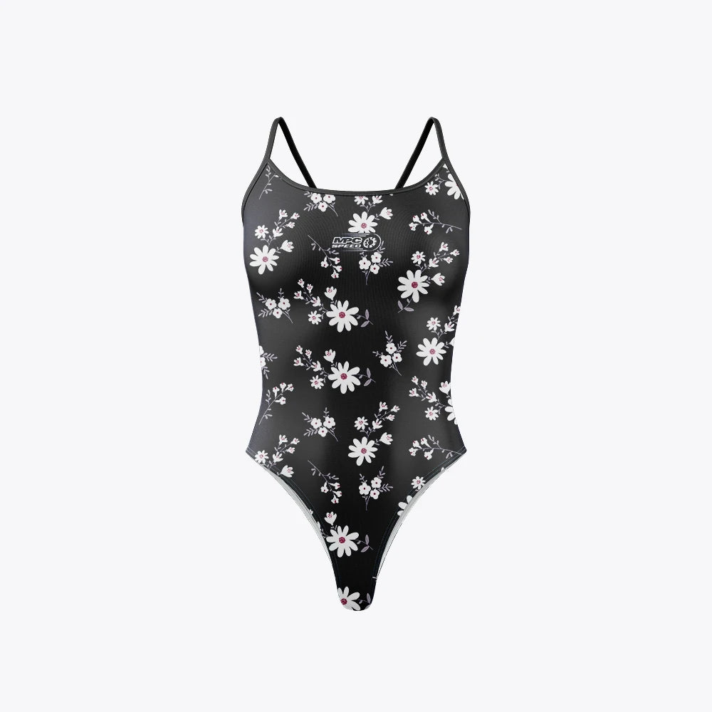 Women Swimsuit  One-piece Comfortable Competition Training Swim Suit Swimwear Functional Training Triathlon V-shoulder Tight Swimming Bathers