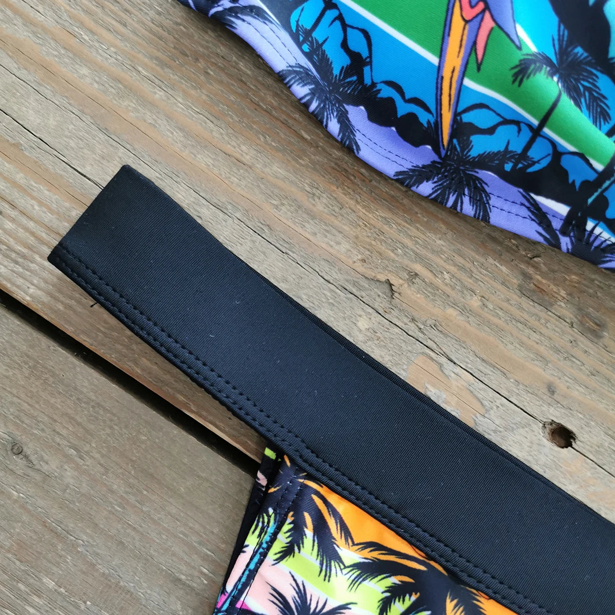 Brazilian Bikini Set Women Print Biquini Female Cut Bikinis Swimwear Push Up Swimsuit Bath Suit