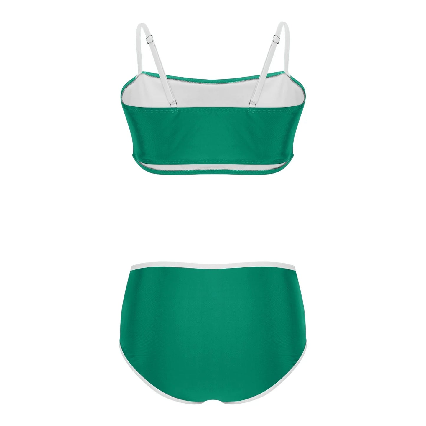 High Waist Bikinis Sporty Swimsuit Women Strappy Swimwear Female Solid Bathers Bathing Swimming Swim Suit Beachwear XXL