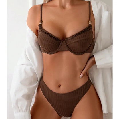 Summer Bikinis Female Swimsuits Women Swimwear Push Up Swim Wear Bathing Suits Girls Brazilian Bikini Set Beach Pool Bather