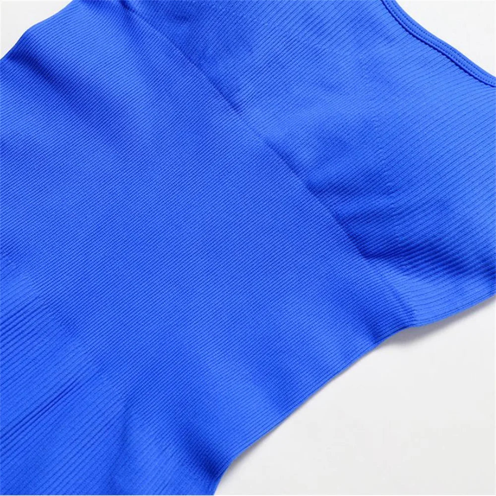 Pad Seamless One Piece Yoga Suit Jumpsuit Belly Tightening Fitness Workout Set Bodysuit Gym Clothes Push Up Sportswear