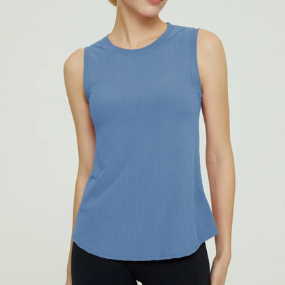 Women Athletic Fitness Sport Yoga Vest Sleeveless Racerback Workout Tank Tops for Women,Gym Running Training Yoga Shirts