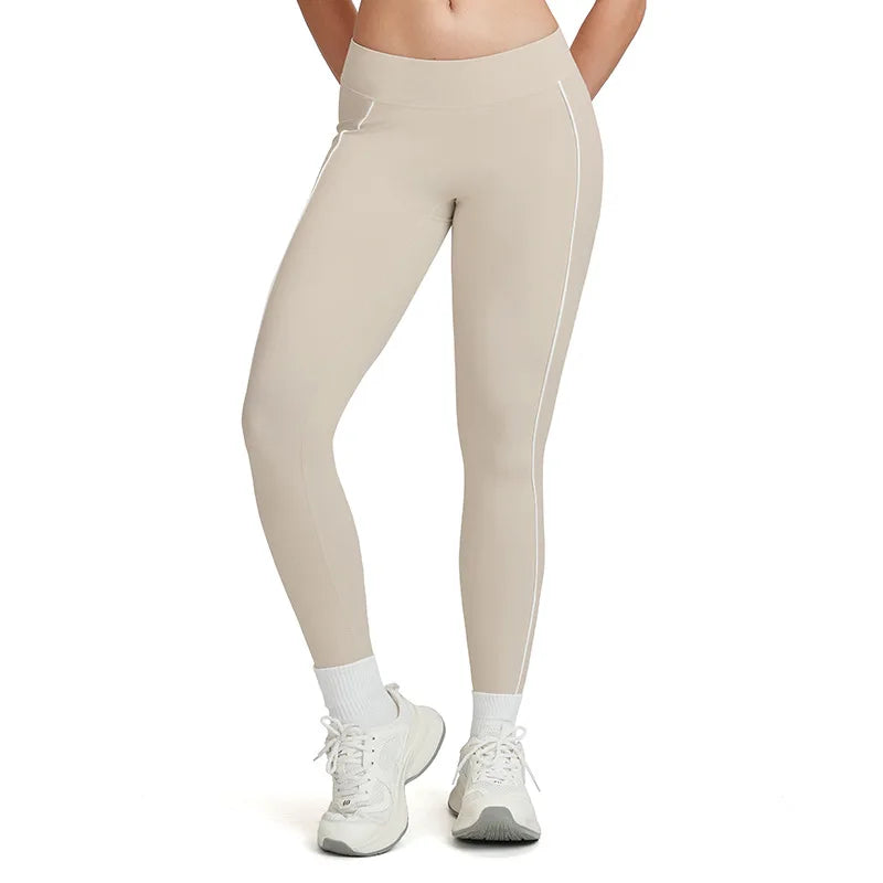 Women Yoga Leggings Gym Workout Trousers Running Sports Pants Female High Waist Push Up Training Pant Slim Fitness Yoga Leggings