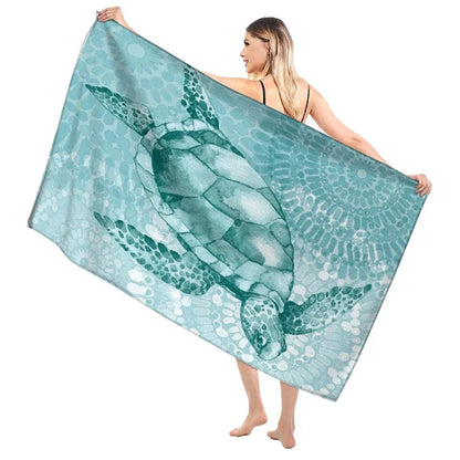 Hawaiian style bathroom adult soft bath towel sauna large beach towel modern fitness towel hotel women's shower quick drying