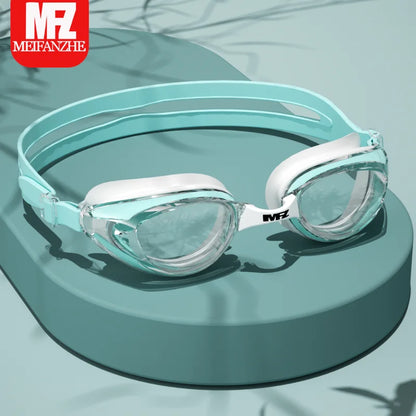 Small Frame Waterproof Anti-fog Adjustable Swimming Goggles for Men and Women