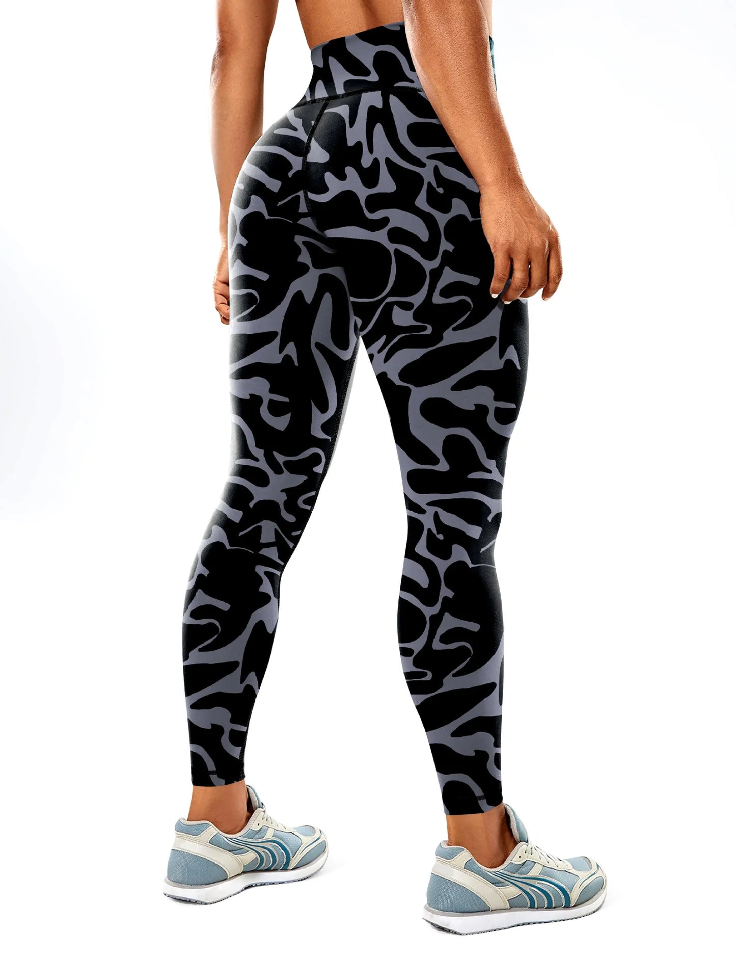 Women's 50-color high-waist printed yoga pants, hip-lifting tight quick-drying sports yoga pants