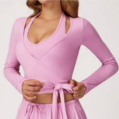 1/2PCS Yoga Set Sports Outfits Fitness Tracksuit Women Gym Legging Workout Long Sleeved Female Bra Yoga Suit Sportswear