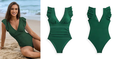 Mesh One Piece Swimsuits Closed Women's Swimwear Push Up For Swimming Wear Body Bathing Suits Beachwear Pool Bather