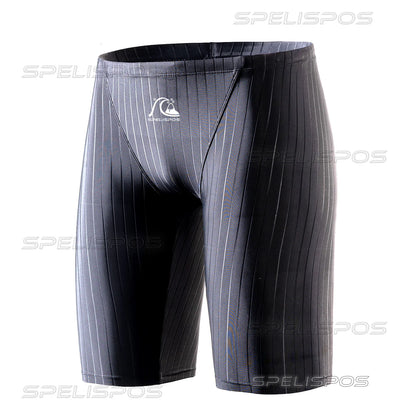 SPELISPOS Summer Men's Swimming Shorts Tights Sports Swim Training Swimsuit Diving Beach Surfing Quick Drying Boxer Trunks