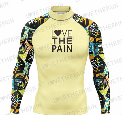Men's Surfing T-shirt Sportswear Swimwear Long Sleeved Swimming Top UV Swimming Tight Rash Guard Surfing Swimsuit Rashguard