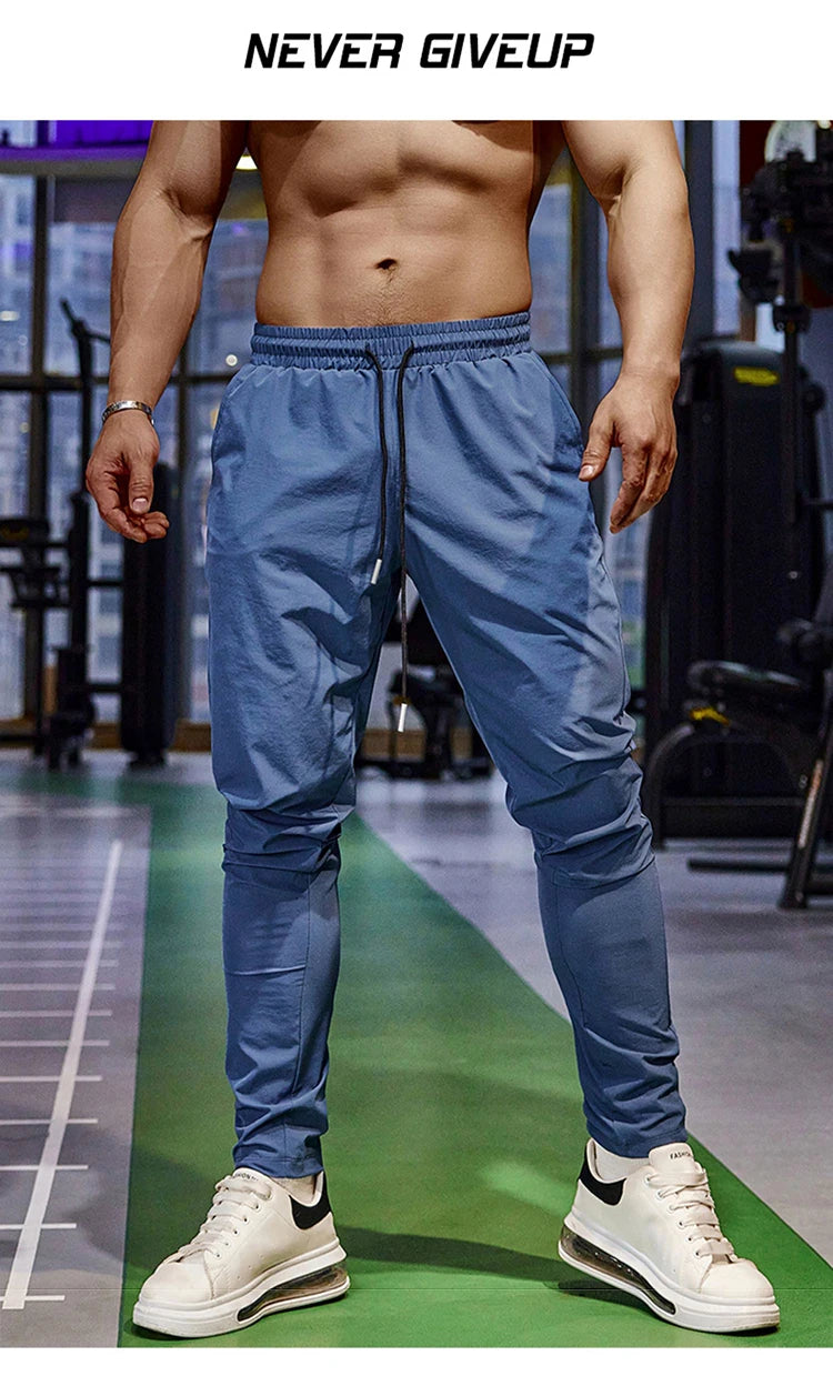 Pencil Pants Mens Gym Casual Sweatpants Pant Fishing Breathable Quick-Drying Ice Silk Outdoor Sports Cycling Jogging Training