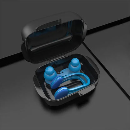 Swimming Silicone Nose Clip Earplugs for Adult Soft Anti Choking Water Professional Swimming Diving Security Pool Accessories