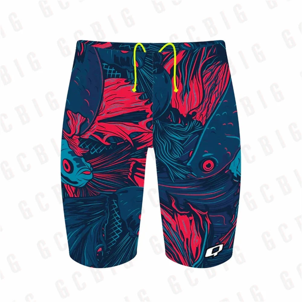 Swim Boxers Summer Trunks Swimwear Training Swim Shorts Trunks Swimsuits Boy Jammers Sports Surf Shorts Beach Volleyball Swimming Pants