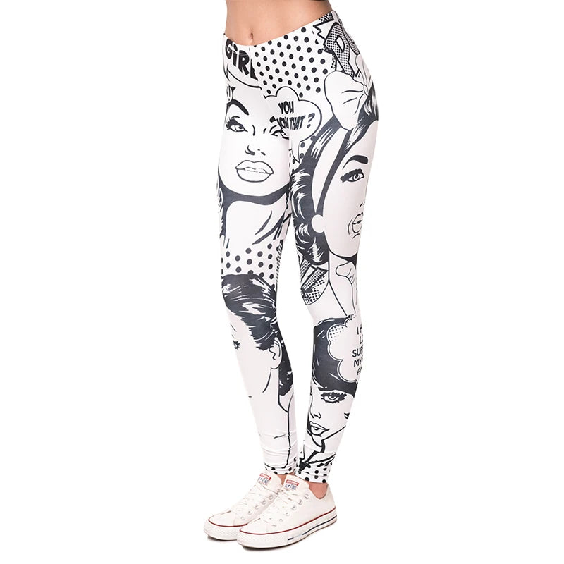 DeanFire Super Soft Stretch Leggings AZTEC ROUND OMBRE Print Fitness Legging Sexy Silm Legins High Waist Trouser Women Pants