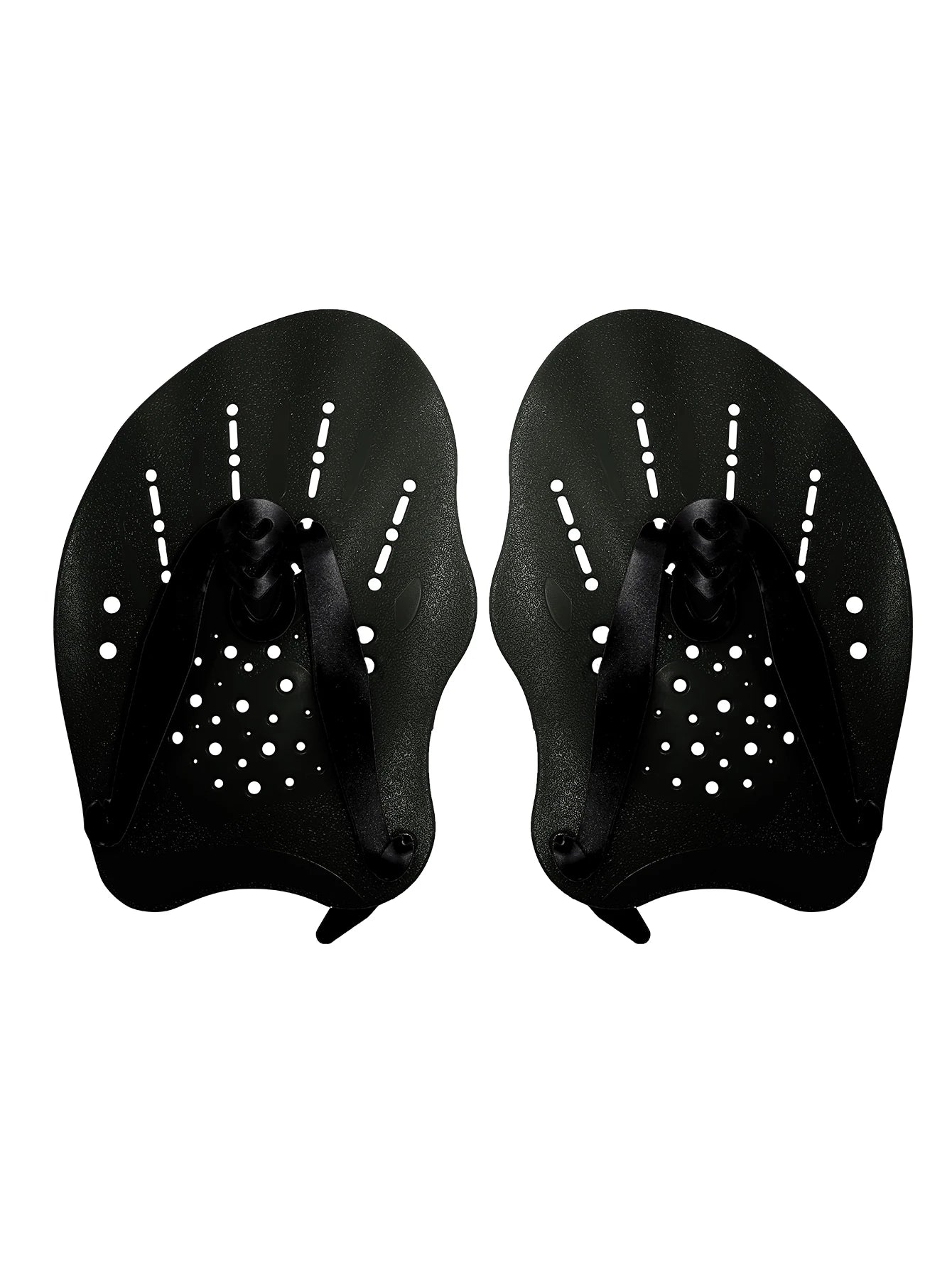 1 pair of swimming training paddles, swimming training paddles with adjustable silicone straps, snorkeling and diving gloves