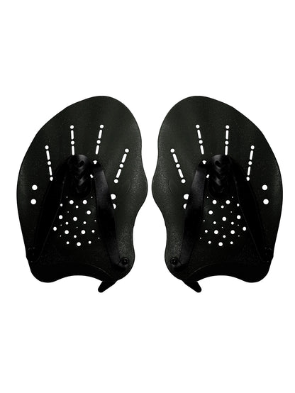1 pair of swimming training paddles, swimming training paddles with adjustable silicone straps, snorkeling and diving gloves