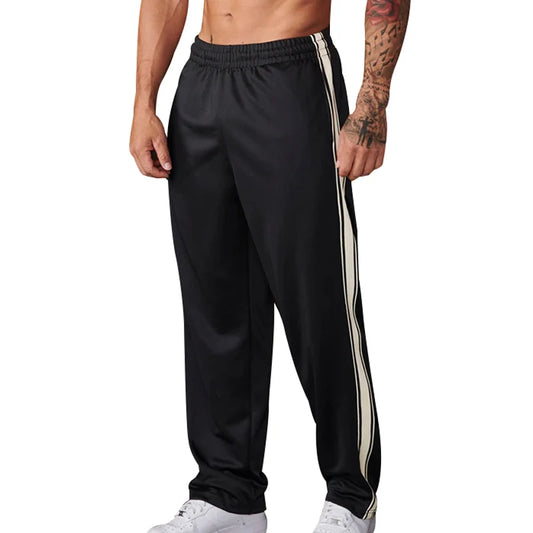 Men's Fashion Sweatpants Spring and Autumn Thin Sports Pants Casual Jogging Fitness Pants Trousers