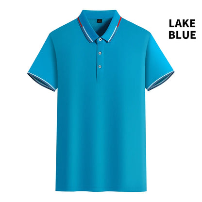 Oversized 5XL 6XL Men's Casual Polo Shirts Short Sleeve Sports 200g Golf T-Shirts