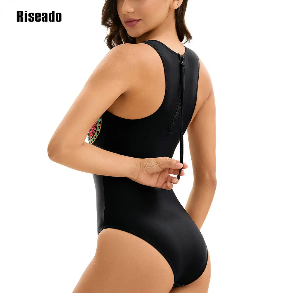 Swimsuits Woman Abdomen Control One Piece Sport Swimwear Body Cover Beach Wear Korean Swimsuit for Ladies Indoor/Pool
