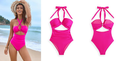 Print One Piece Swimsuits Closed Women's Swimwear Push Up For Swimming Wear Body Bathing Suits Beachwear Pool Bather