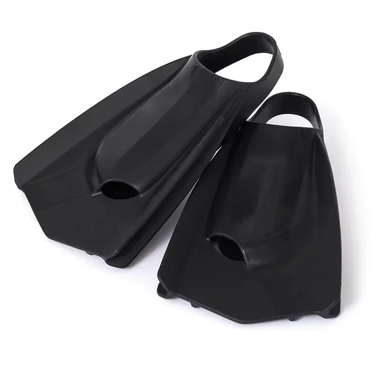 Professional Silicone Fins Swimming Diving Training Frog Shoes Snorkeling Equipment Adult Short Fins Free Diving Fins Swim Shoes