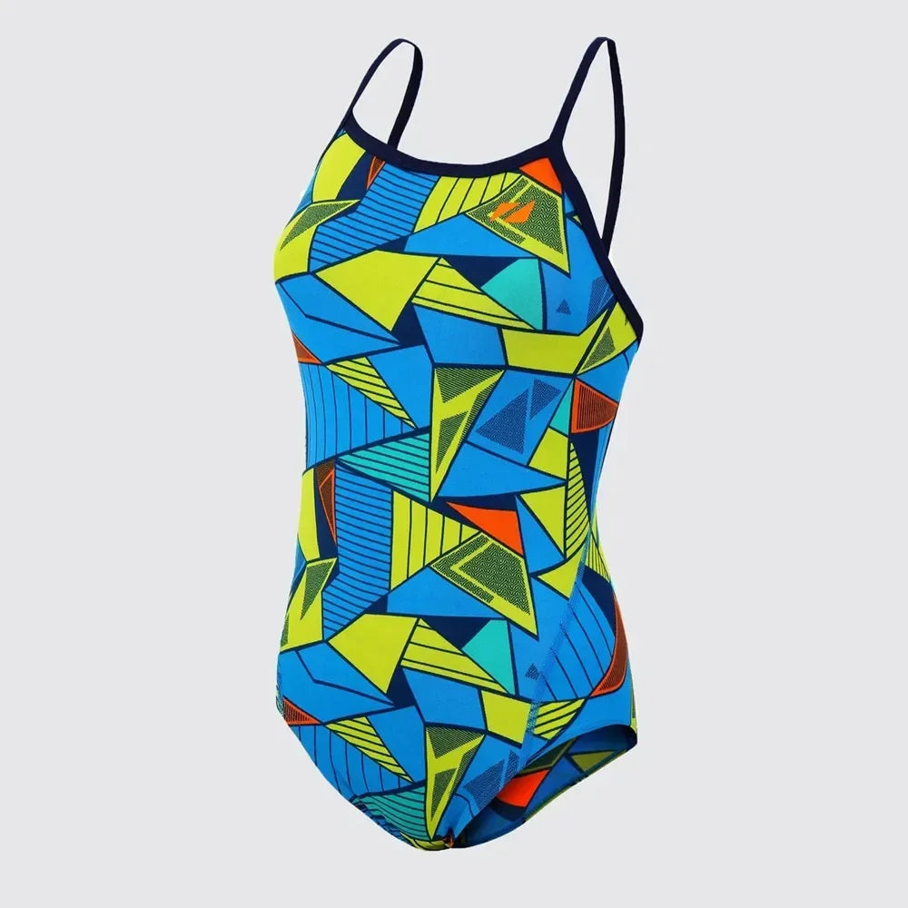 Zone3 Women Swimsuit Cozy Skinsuit Open Water Swimming Pool Long Training Comfortable Swimwear Competition Training Suit Pool Bathers