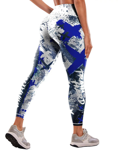 Printed Yoga Pants Women's Sports Fitness Leggings High Waist Tight Sport Pants Clothes Sport Women Fitness Push Up