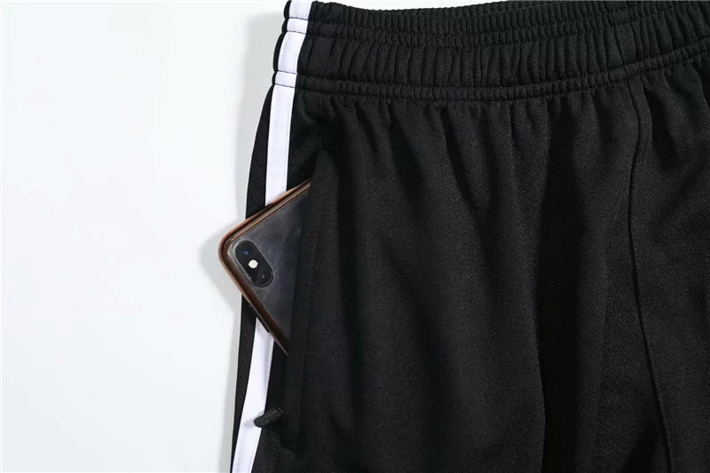 Running Pants for Men Training Jogging Sports Pants With Zipper Pockets Trousers Football Fitness Leggings Sweatpants