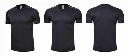 High quality spandex Men Women Kids Running T Shirt Quick Dry Fitness Shirt Training exercise Clothes Gym Sports Shirts Tops