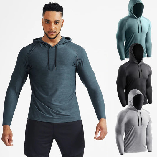 Bodybuilding Muscle Hoodie Men Sportswear Training Jacket Gym Fitness Workout Pullover Athletic Tracksuit Running Hoodie Men