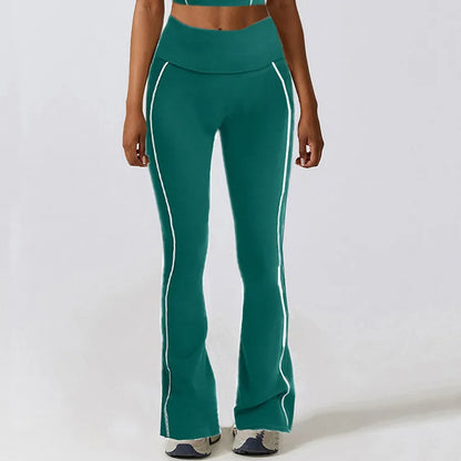 Flare Leggings Yoga Pants Women High Waist Wide Leg Pants Women Gym Workout Fitness Sports Flared Pant Dance Trousers