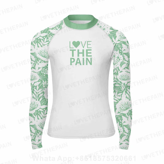 Men Swimsuit Swimming T-shirt Beach UV Protection Swimwear Rash Guard Summers Long Sleeve Surfing Diving Swimsuit Surf Rashguard