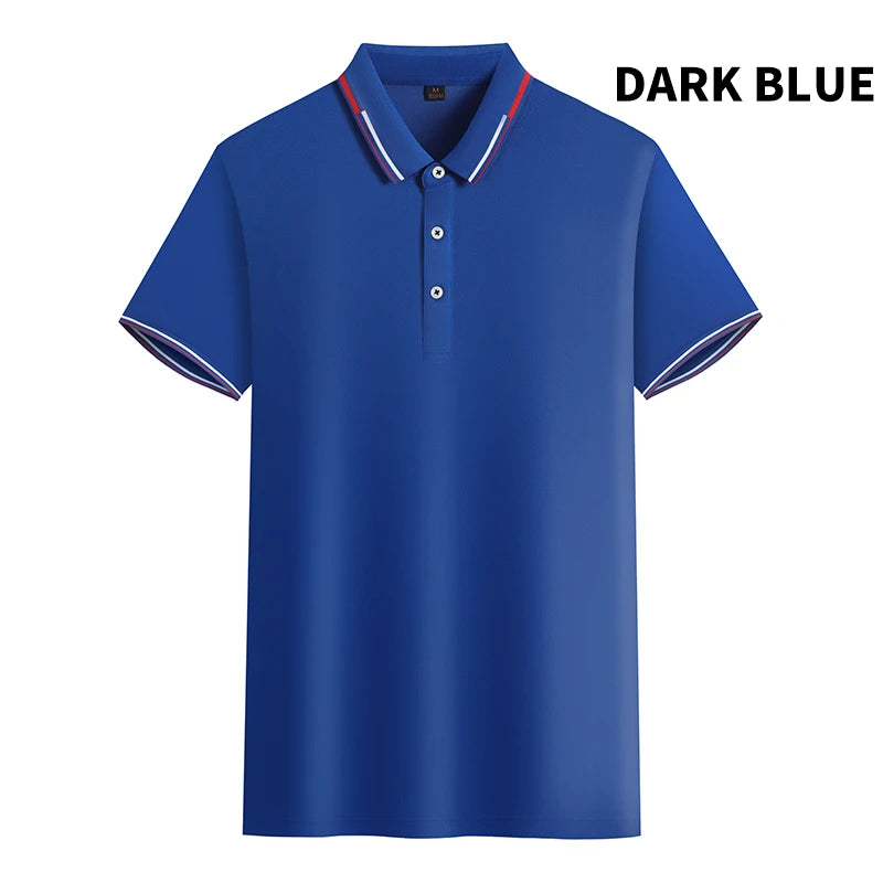 Oversized 5XL 6XL Men's Casual Polo Shirts Short Sleeve Sports 200g Golf T-Shirts