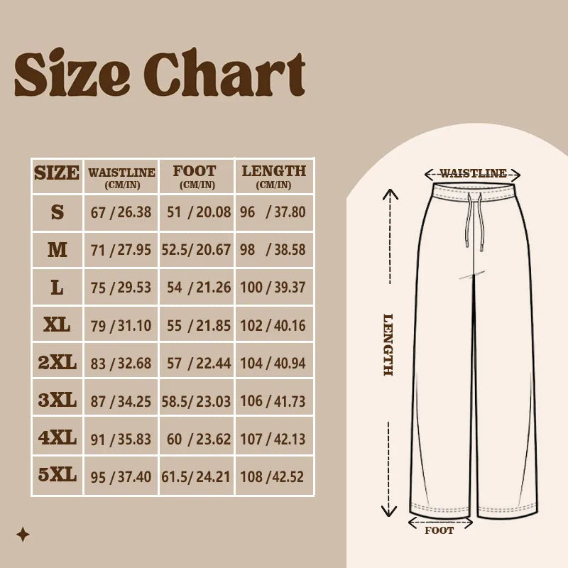 Fashion Men's Casual Pants Vintage Ethnic Print Men's Casual Pants Beach Travel Wide Leg Pants Street Oversized Men's Trousers