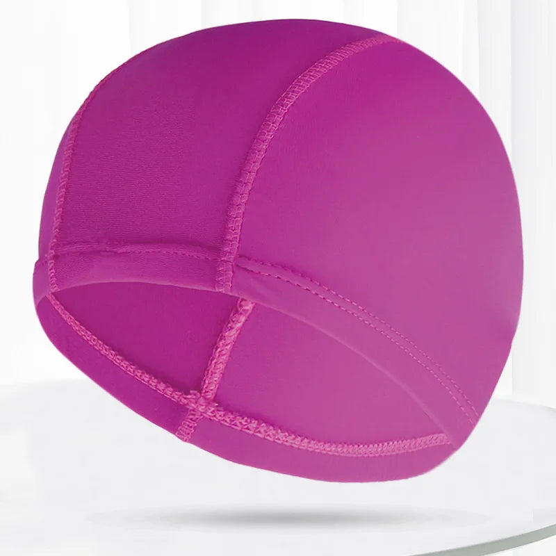 Men Women Fabric Swimming Caps Multi Colors Patterns Printed Swim Pool Water Sports Bathing Hat Elastic Nylon Swim Cap for Adults