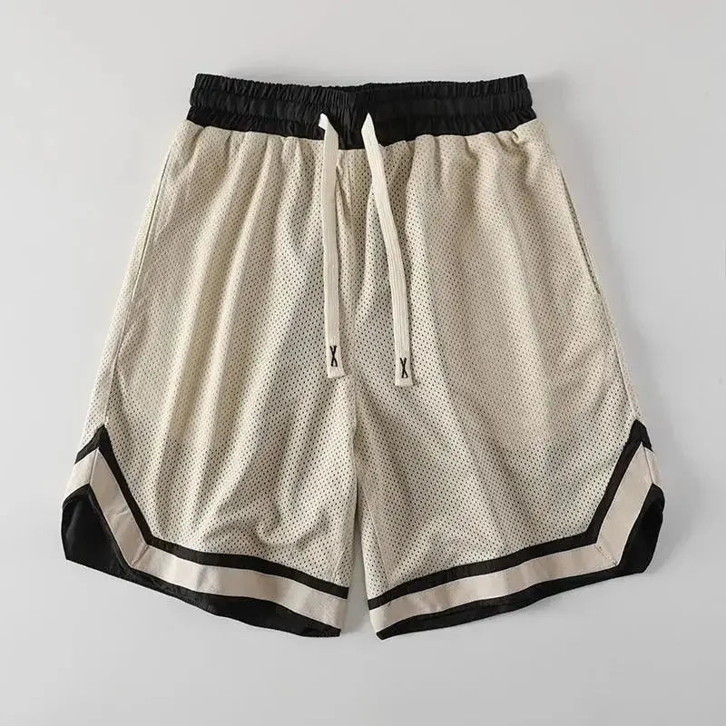 Mesh Quick Dry Training Male Short Pants Basketball Wide Loose Men's Shorts Sports Joggers Sweat Baggy