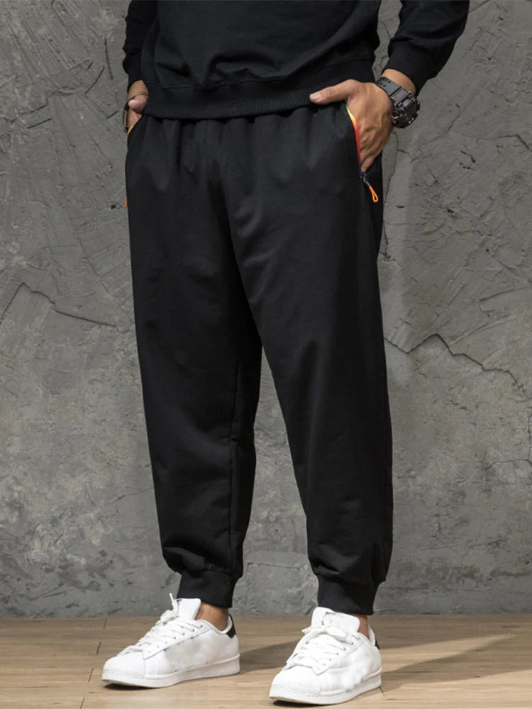 High quality men sweatpants sports pants plus size 9XL 11XL 12XL 7XL 14XL 15XL oversize casual elasticity pants
