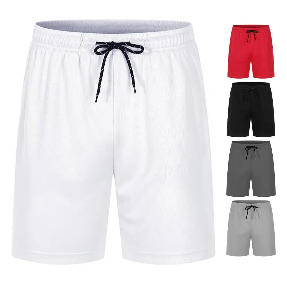Men's Loose Large Shorts Summer Fashion Casual Beach Pants Drawstring Sports Running Straight With Pockets Shorts