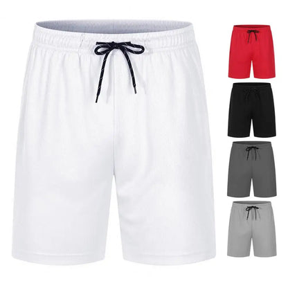Men's Loose Large Shorts Summer Fashion Casual Beach Pants Drawstring Sports Running Straight With Pockets Shorts