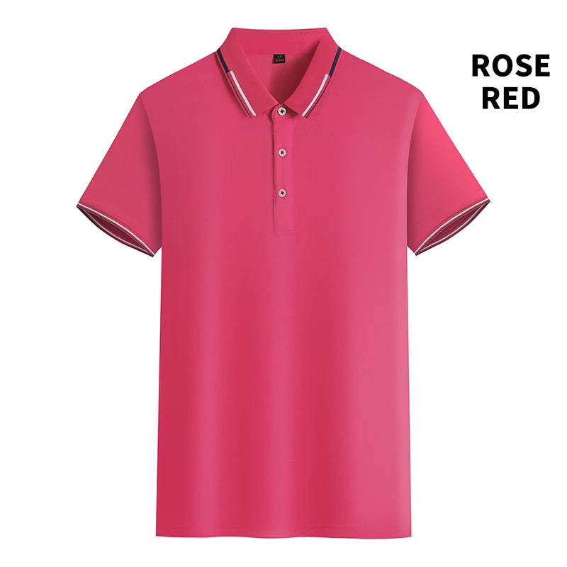 Oversized 5XL 6XL Men's Casual Polo Shirts Short Sleeve Sports 200g Golf T-Shirts