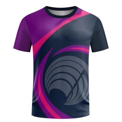 Breathable Men's T-shirts Ultrathin Women's Training Badminton Jersey Table Tennis Jersey Boys' Running Short sleeve