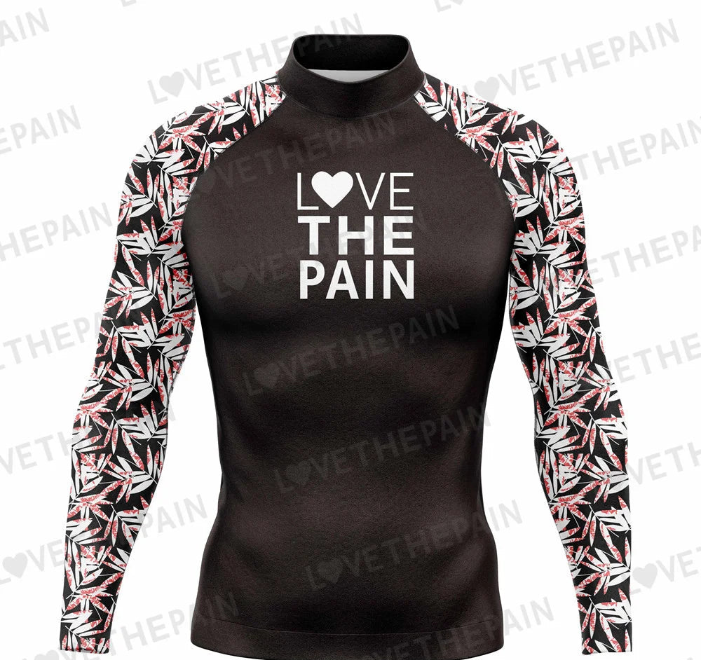 Men's Rash Guards Swimsuit Surf Suit Beach T-Shirts Sun UV Protection Long Sleeve Surfing Rashguard Sports Swim Tight Clothes