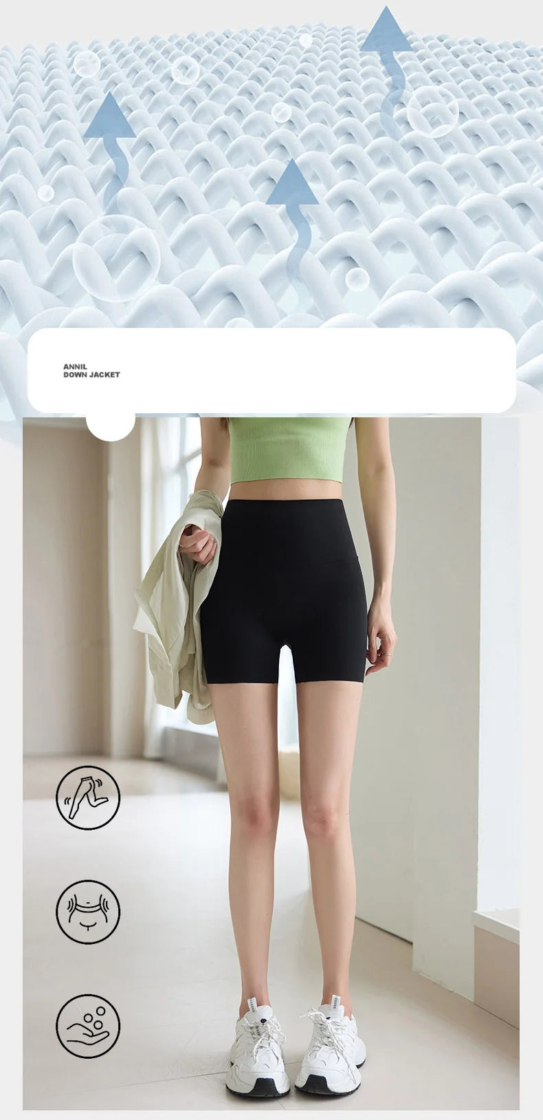 Thin Sharkskin Push Up Mini Shorts Women Slim Tight Butt Lifter Safety Shorts Sport Fitness Yoga Cycling Shorts