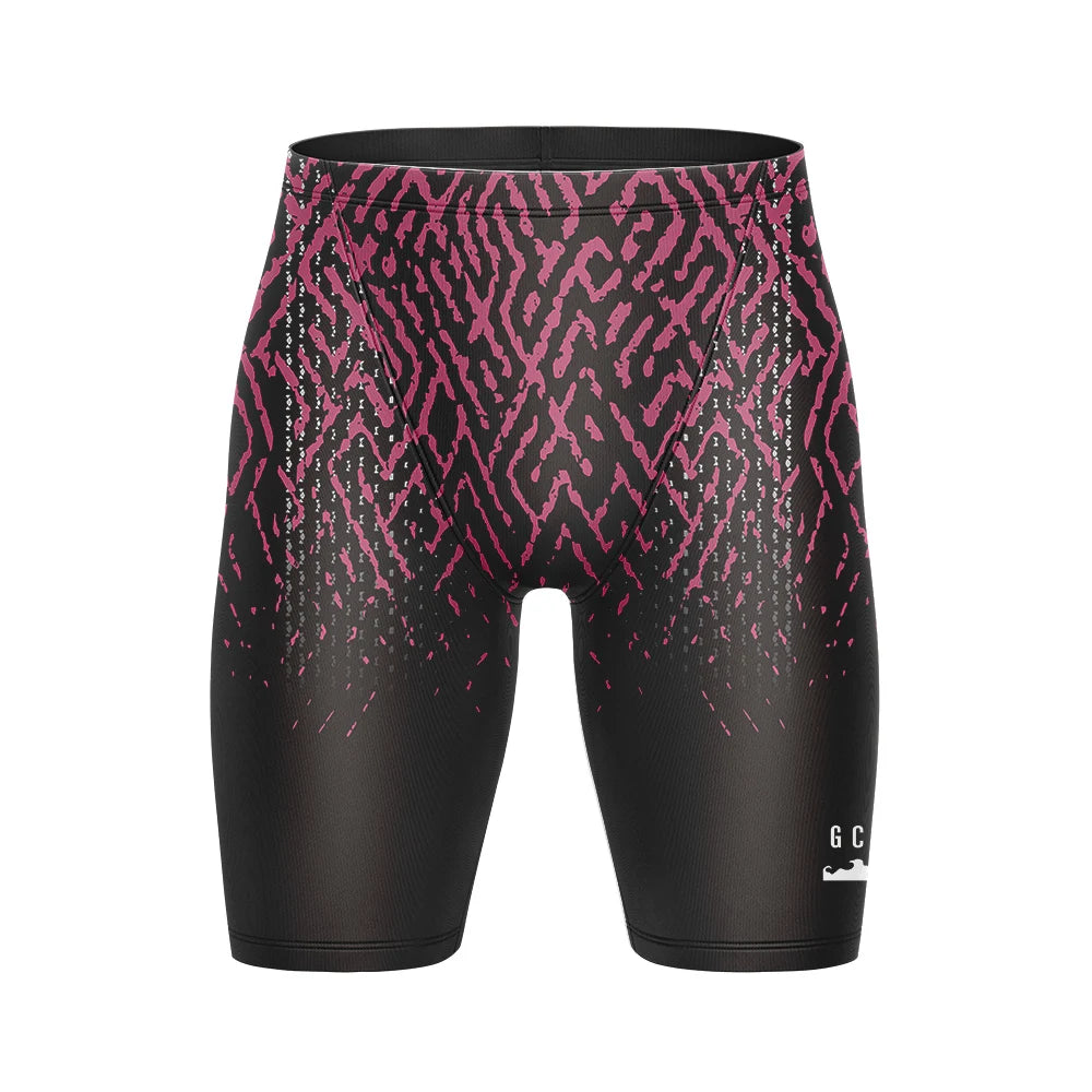 Mens Jammer Swimsuit Athletic Training Trunks Bathing Suit Durable Training Swimming Shorts Summer Surfing Diving Swimwear