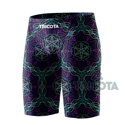 Men Swim Jammer Swimwear Shark Skin Lycra Fiber High Level Male Swimming Quick-Dry Swimwear Trunk Training Race Pants Surfing
