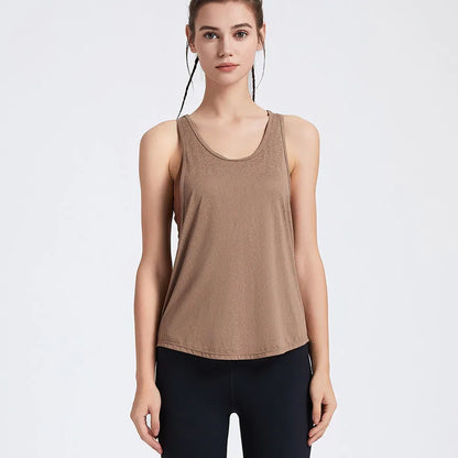 Women Gym Tops Sleeveless Yoga Tops Vest Sports Top Fitness Sport Shirt Gym Yoga Tops Female Yoga T-Shirts Loose
