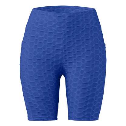 Women's Capris Yoga Fitness Peaches Buttocks Bubble Sports Leggings With Pockets Pants for Women Women’s Yoga Pants