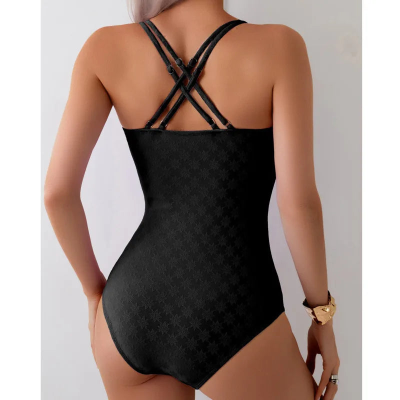 One Piece Swimsuits Closed Women's Swimwear Push Up For Swimming Wear Body Bathing Suits Beachwear Pool Bather